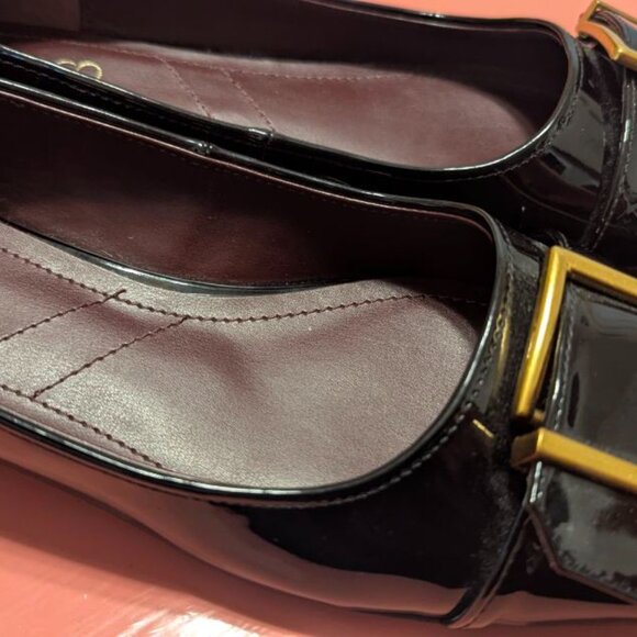 Franco Sarto black patent buckle size 9 - Picture 4 of 7